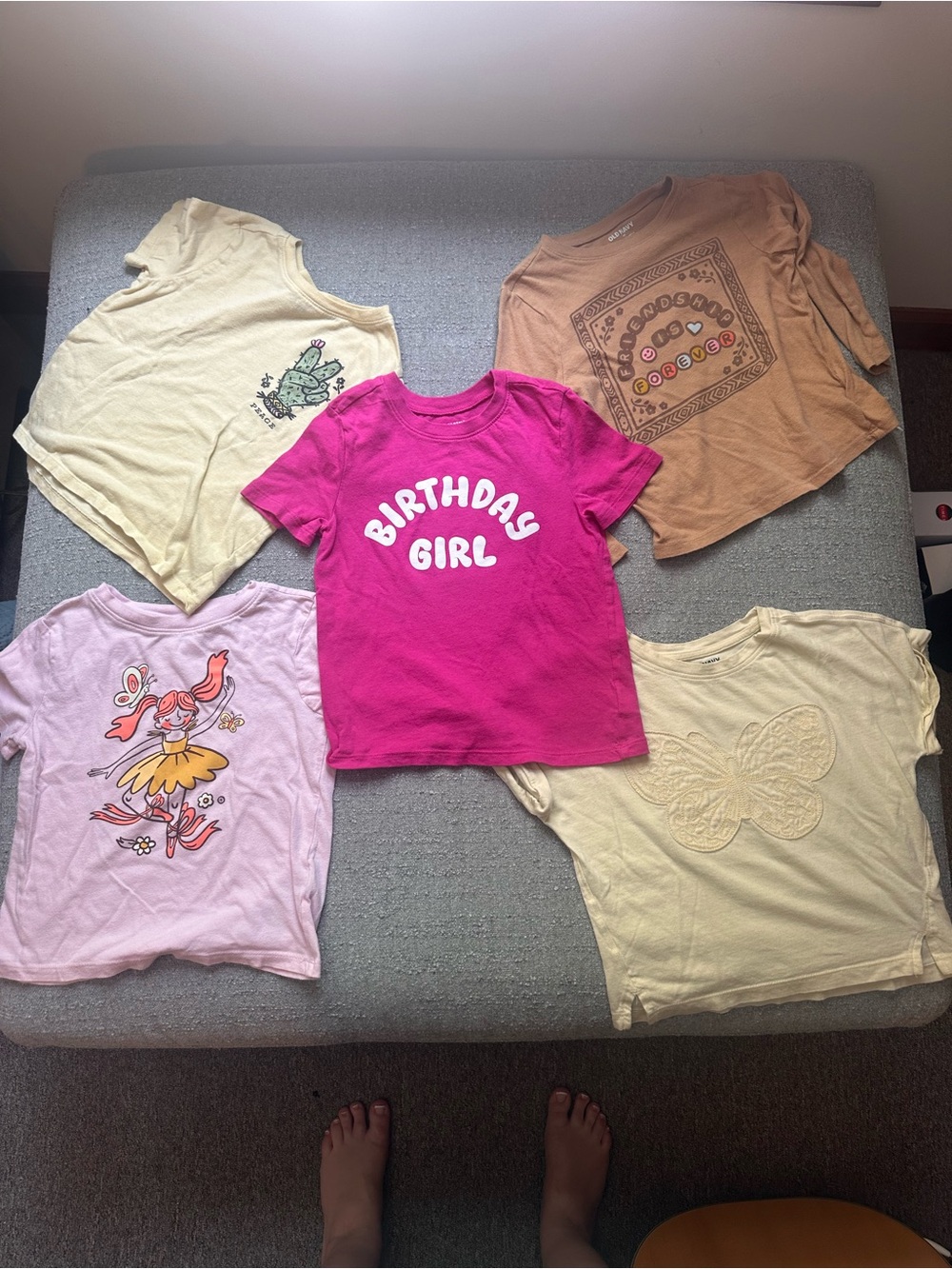 Bundle of Old Navy Bright Pink Mix Kids Tops